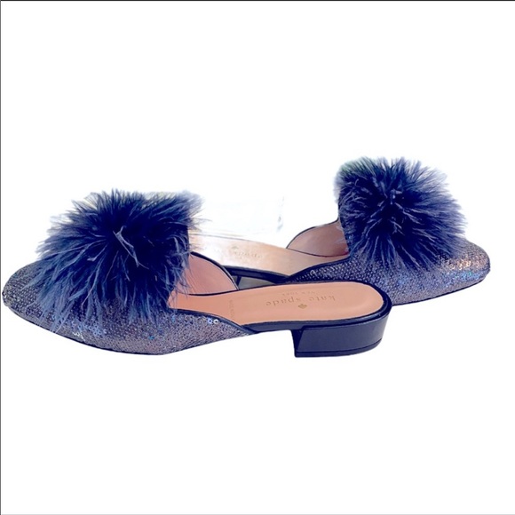🎉HP🎊 Kate Spade Gala Iridescent Sequin Mules - Picture 3 of 11